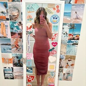 Windsor Mauve Mesh Dress